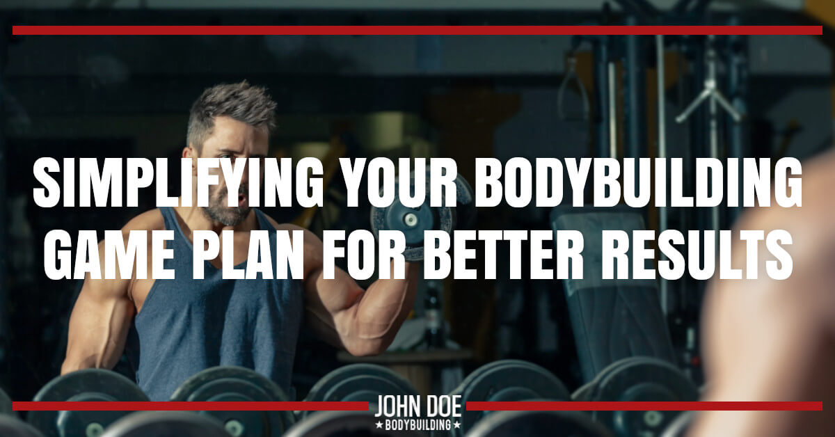 man working out in front of a mirror