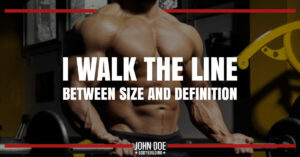 muscular man's torso