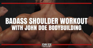 muscular shoulders
