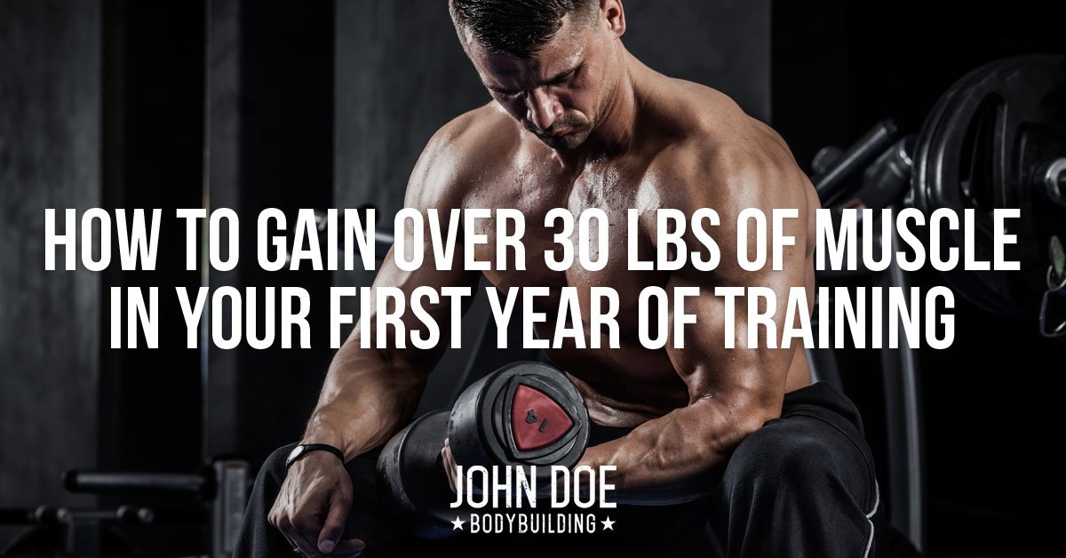 How to gain 30lbs of muscle