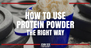 How to use protein powder