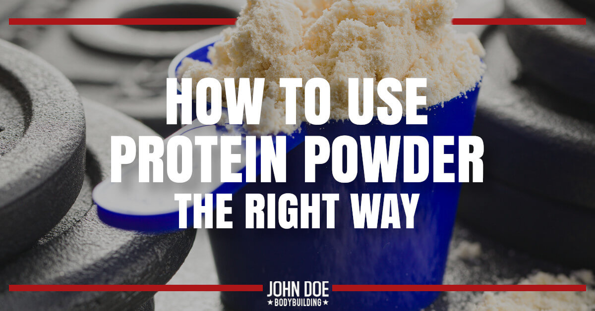 How to use protein powder