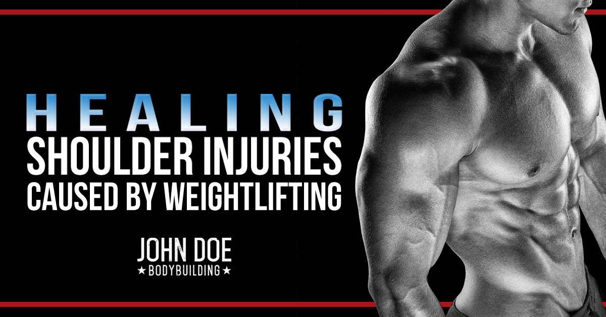 Healing shoulder injuries caused by bodybuilding