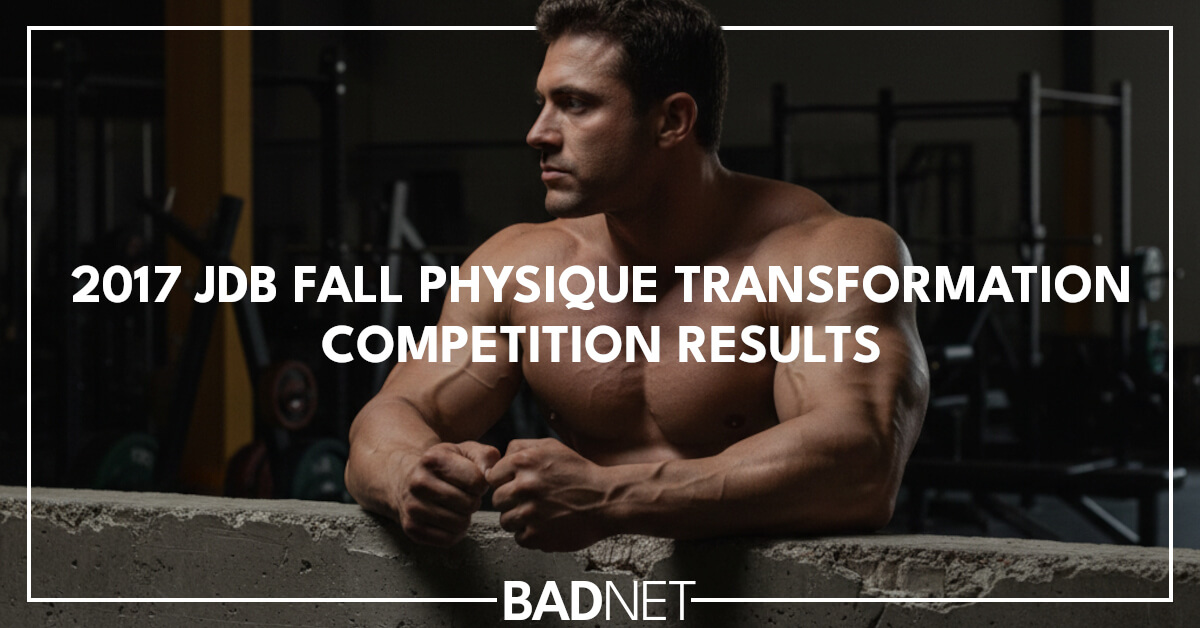 JDB fall physique transformation competition results