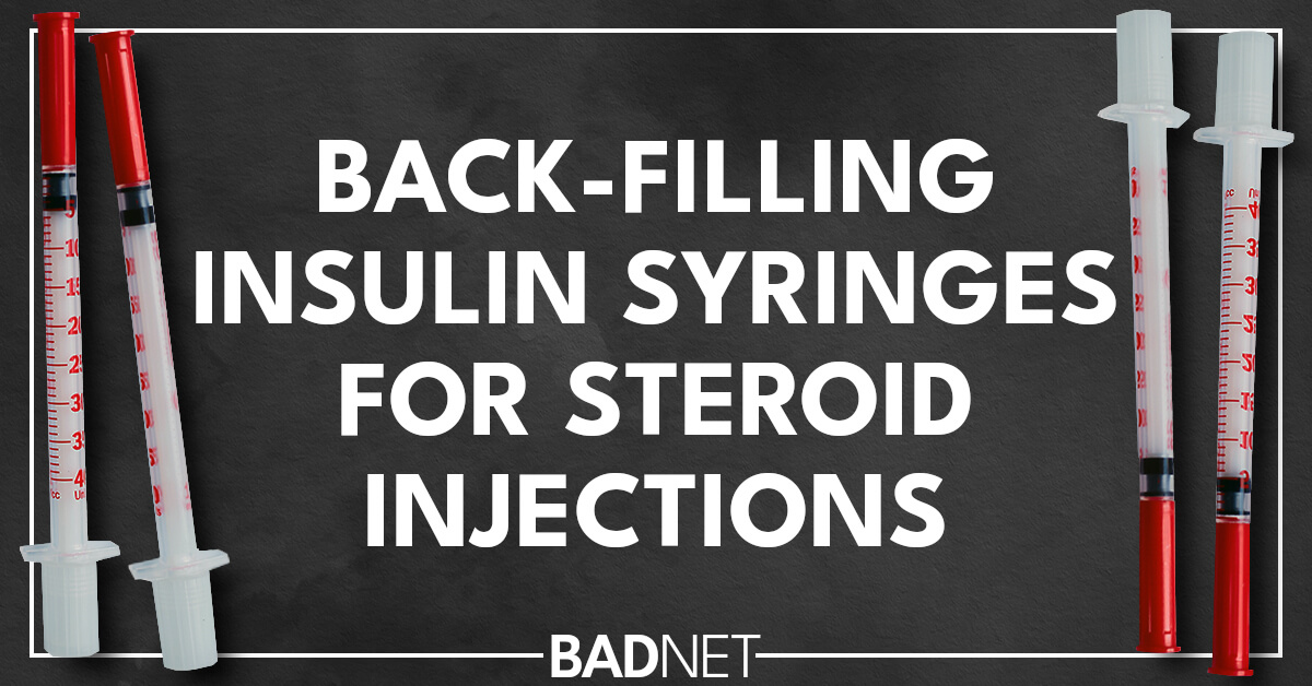 using insulin syringes for steroids
