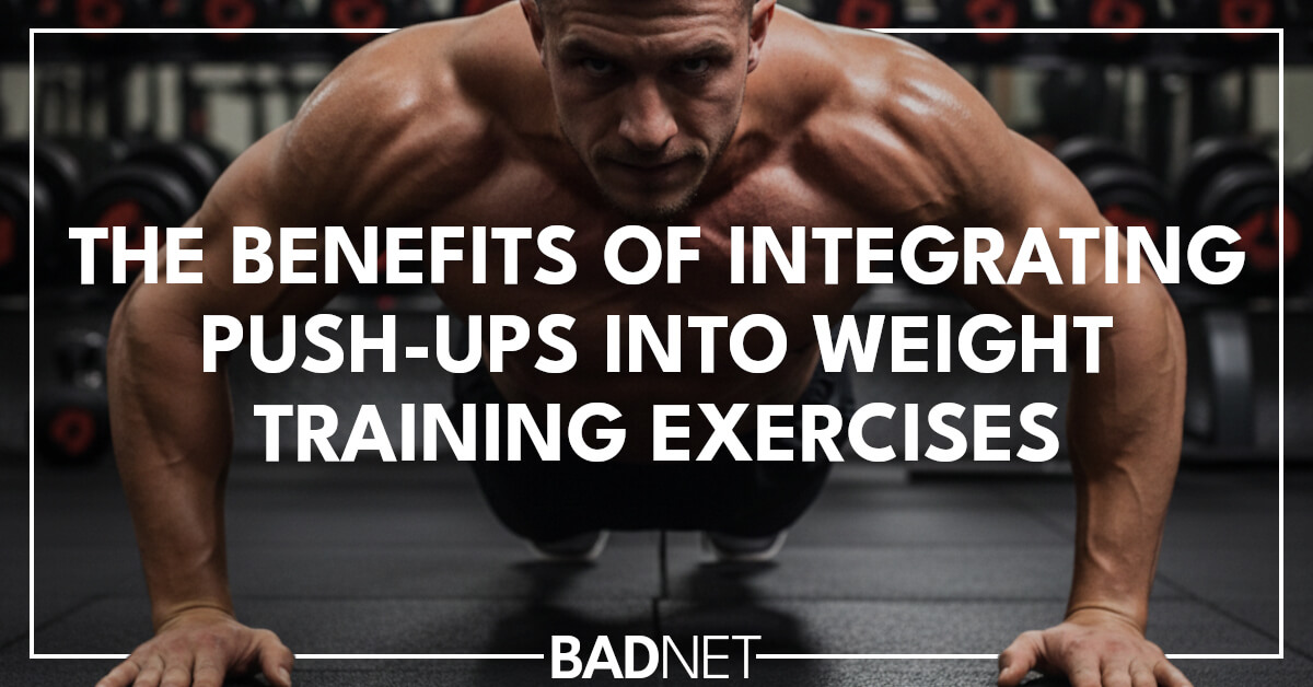 Pushups with weight training