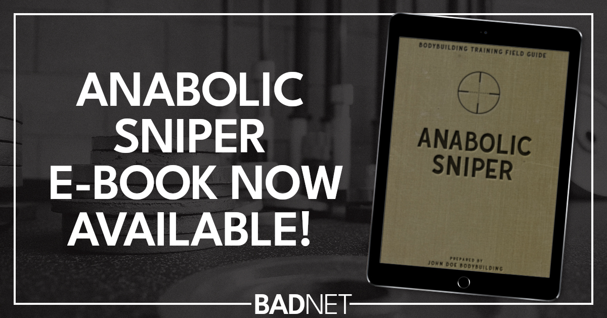 Anabolic Sniper e-book now available