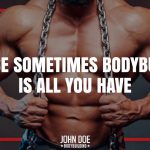 muscular man's torso