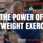 man doing a push-up