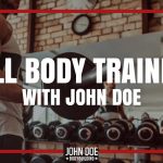 man holding barbell