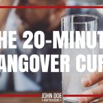 man with hangover