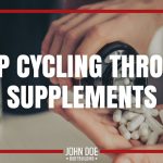 man pouring supplements into hand from bottle