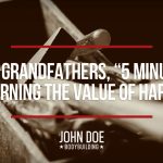 The value of hard work